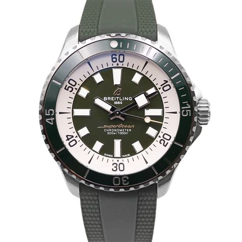 breitling green dial|breitling superocean green dial.